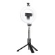 Монопод-трипод XO SS12 with fill light Bluetooth selfie stick Direct broadcast tripod 0.95m Black