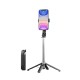 Монопод-трипод XO SS11 Four Legged Reinforced Stand Bluetooth Selfie Stick 1m Black