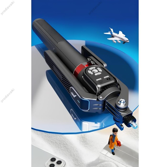 Монопод-трипод CH P325 Bluetooth з подвійним пультом 2.2m Black