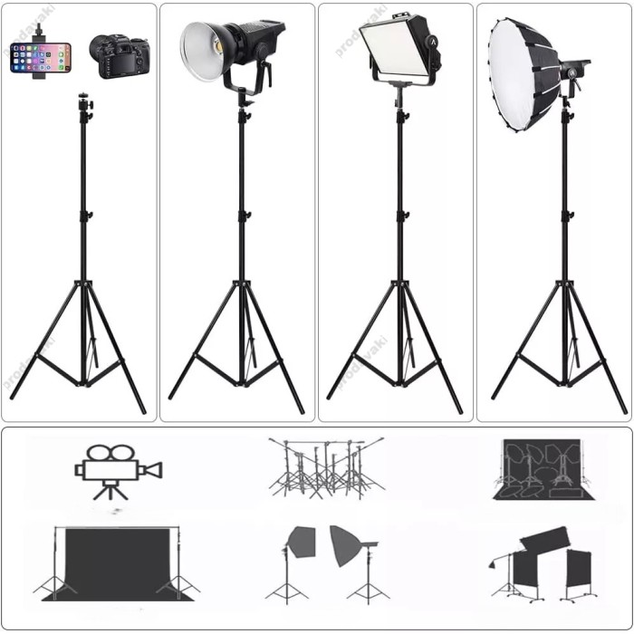 Стійка штатив Tripod Stand Multifunctional CH T-003 Посилений на пуружинному механізмі ¼ 2.80m