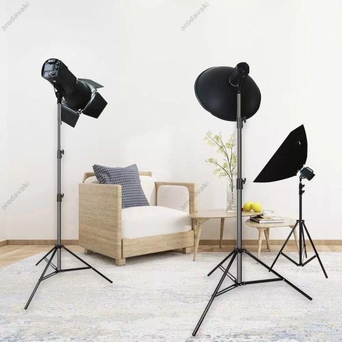 Стійка штатив Tripod Stand Multifunctional CH T-003 Посилений на пуружинному механізмі ¼ 2.80m