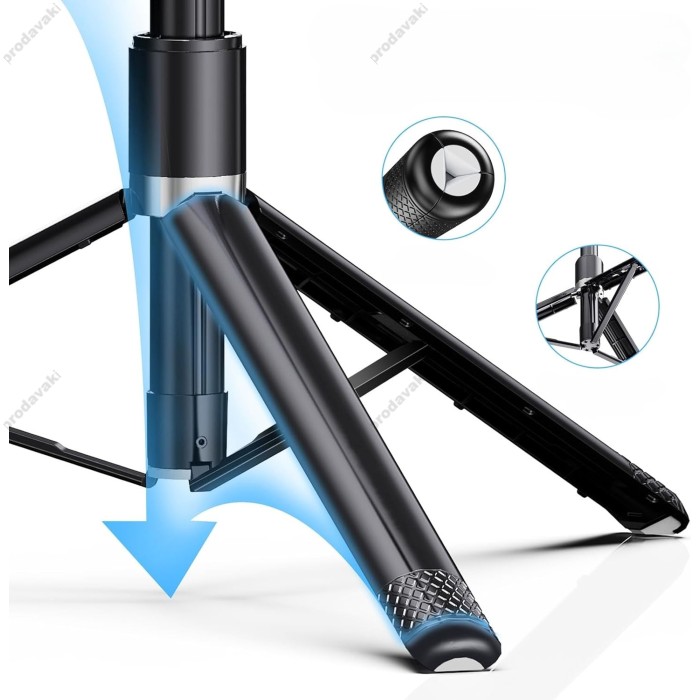 Монопод-трипод Monopod Large Tripod CH C07 stainless steels 2.01m Black