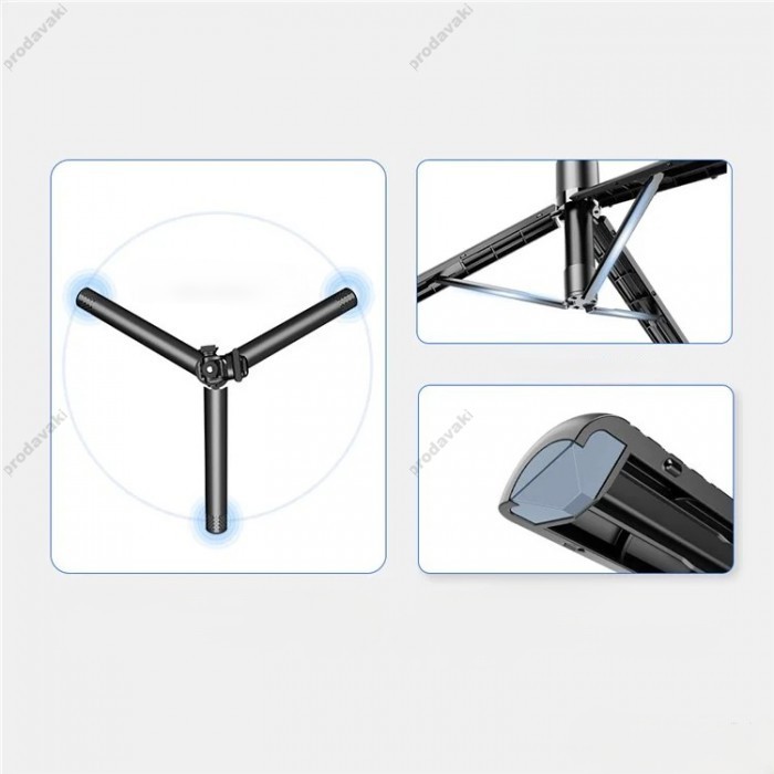 Монопод-трипод Monopod Large Tripod CH C07 stainless steels 2.01m Black