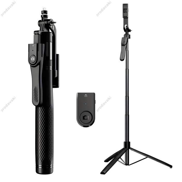 Монопод-трипод CH K29 Button Bluetooth 2.15m Black