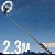 Монопод-трипод кільцева лампа CH PRO Series P225Q AL 2.3м. bluetooth Black