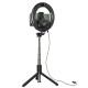 Монопод-трипод кільцева Лампа Hoco LV03 Showfull fill light live broadcast holder 0.92m Black