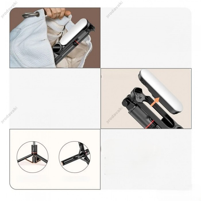 Монопод-трипод Monopod Tripod CH L15 1.11m Black