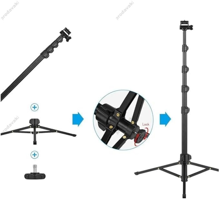 Стійка штатив Tripod Stand Multifunctional Neepho NP-588 ¼ 1.70m