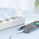 Мережевий зарядний пристрій HOCO C94A Metro single port charger Type-C cable 20W White