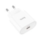 Мережевий зарядний пристрій HOCO C94A Metro single port charger Type-C cable 20W White