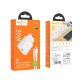Мережевий зарядний пристрій HOCO C94A Metro single port charger Type-C cable 20W White