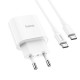 Мережевий зарядний пристрій HOCO C94A Metro single port charger Type-C cable 20W White
