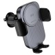 Автомобільний тримач із бездротовою зарядкою BOROFONE BH221 Path push-type (air outlet) 15W Black