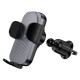 Автомобільний тримач із бездротовою зарядкою BOROFONE BH221 Path push-type (air outlet) 15W Black