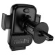 Автомобільний тримач із бездротовою зарядкою BOROFONE BH221 Path push-type (air outlet) 15W Black