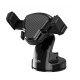 Автомобільний тримач XO C88 Suction Cup Car Bracket One-touch lock for stable travel Black