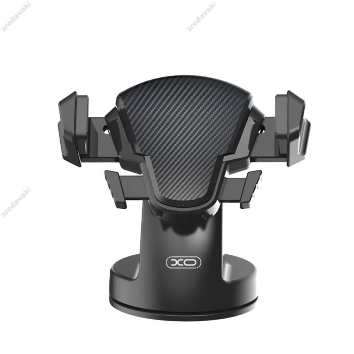 Автомобільний тримач XO C88 Suction Cup Car Bracket One-touch lock for stable travel Black