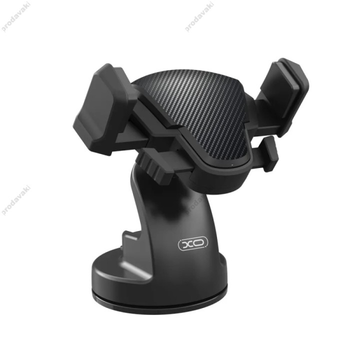 Автомобільний тримач XO C88 Suction Cup Car Bracket One-touch lock for stable travel Black