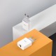 Мережевий зарядний пристрій Hoco C80A Rapido charger Type-C cable 20W White