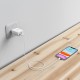Мережевий зарядний пристрій Hoco C80A Rapido charger Type-C cable 20W White
