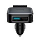 Автомобільний зарядний пристрій Hoco Z67 Triunfar car charger with telescopic Type-C cable 60W Grey