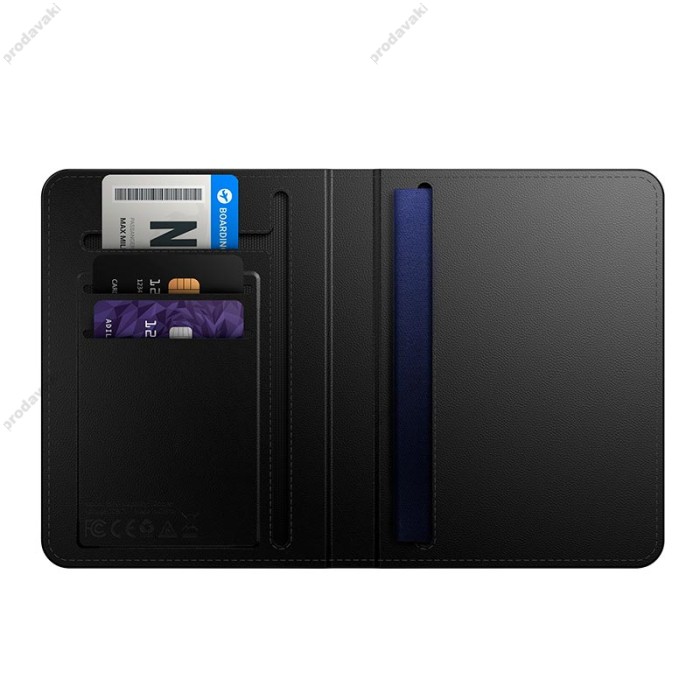 Пошуковий трекер HOCO E91G Tiger smart anti-lost passport cover IOS Black