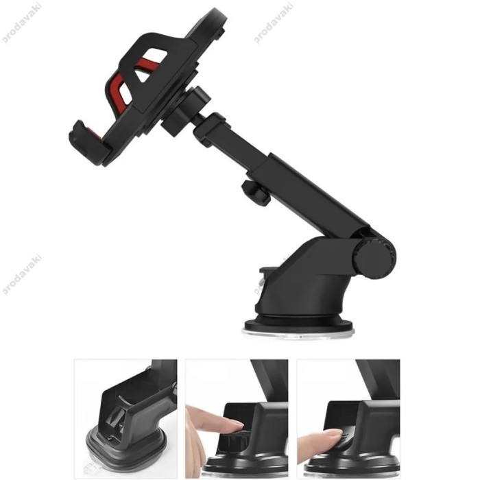 Автомобільний тримач XO C39 Dashboard stand holder Black