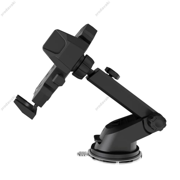 Автомобільний тримач XO C76 Car holder with sucker plate Black