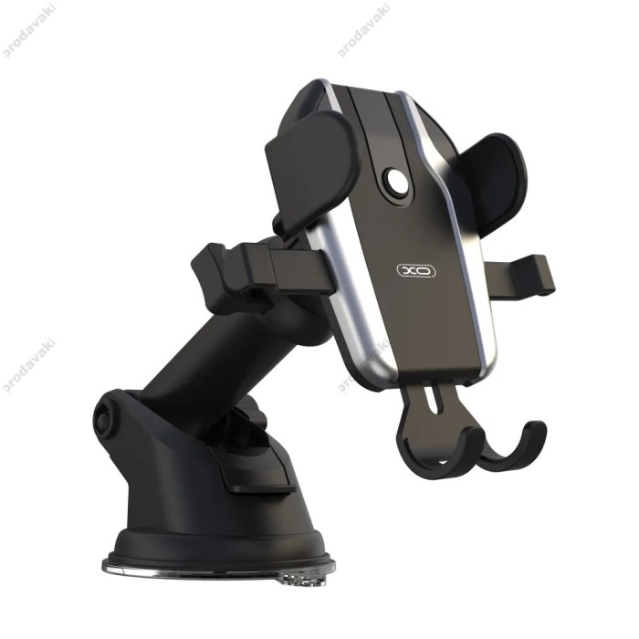 Автомобільний тримач XO C77 Car holder with sucker plate Black