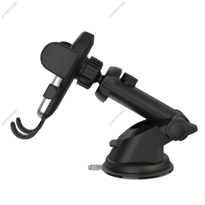 Автомобільний тримач XO C77 Car holder with sucker plate Black