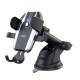 Автомобільний тримач XO C77 Car holder with sucker plate Black