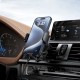 Автомобільний тримач із бездротовою зарядкою XO WX041 Dual Arm Air Outlet Wireless Charger 15W Grey