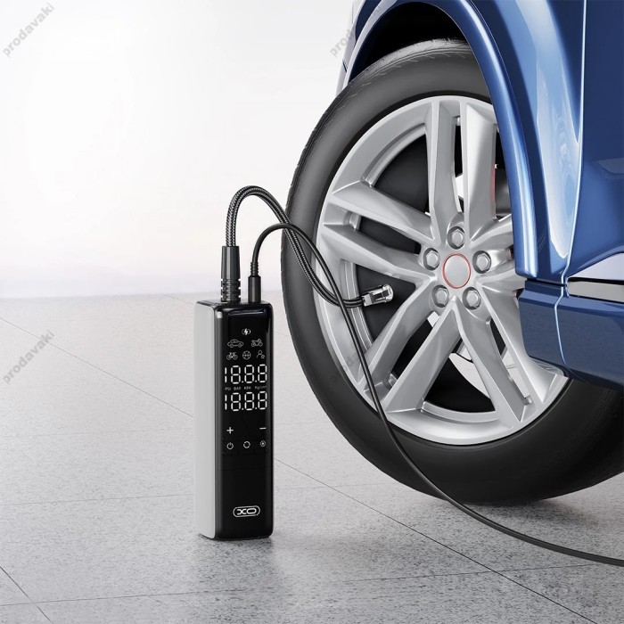 Автомобільний компресор насос XO CZ017 22 Cylinder Black