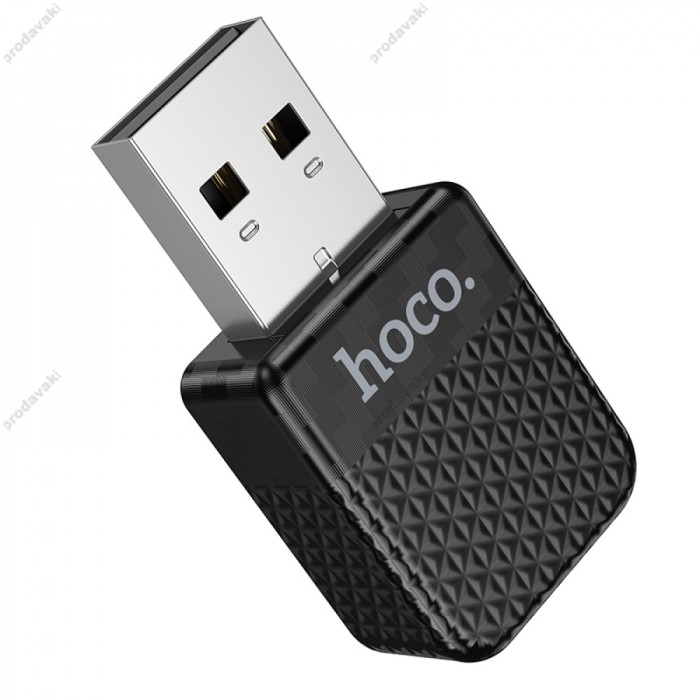 Автомобільний бездротовий адаптер Carplay Hoco HU3 Tony car wireless adapter Black
