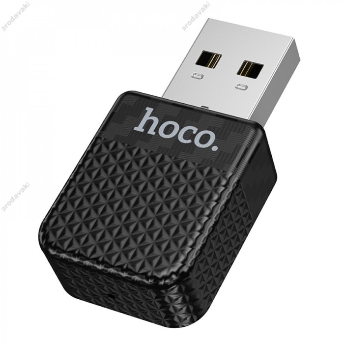 Автомобільний бездротовий адаптер Carplay Hoco HU3 Tony car wireless adapter Black
