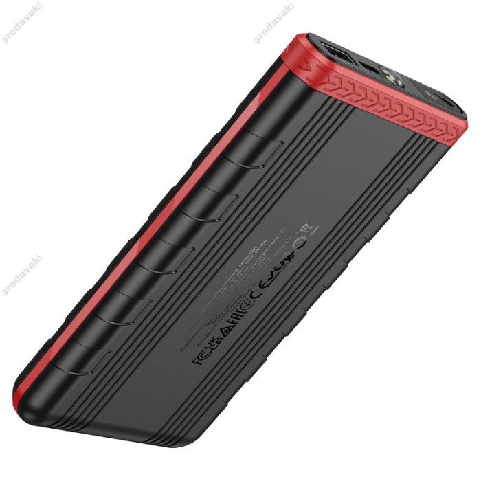 Пусковий зарядний пристрій бустер Hoco QS5 Refined intelligent emergency start-up 400A 6000 mAh Black