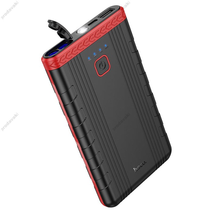 Пусковий зарядний пристрій бустер Hoco QS5 Refined intelligent emergency start-up 400A 6000 mAh Black