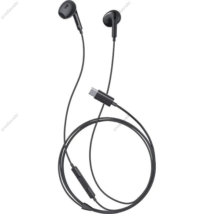 Дротові навушники Baseus CZ17 Wired Earphones Type-C Black A00170000113-Z1