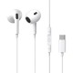 Дротові навушники Baseus CZ17 Wired Earphones Type-C White A00170000213-Z1