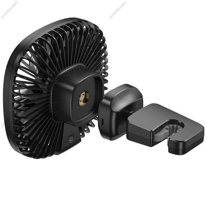 Вентилятор в салон автомобіля Baseus Natural Wind Magnetic Rear Seat Fan Black CXZR-01