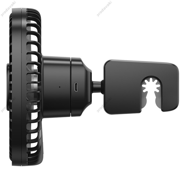Вентилятор в салон автомобіля Baseus Natural Wind Magnetic Rear Seat Fan Black CXZR-01