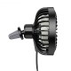Вентилятор в салон автомобіля BOROFONE DBF11 Wind wire control car fan Black