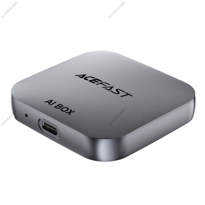 Автомобільний бездротовий адаптер Carplay/Android Auto ACEFAST QC2 Wireless Adapter for Car Grey