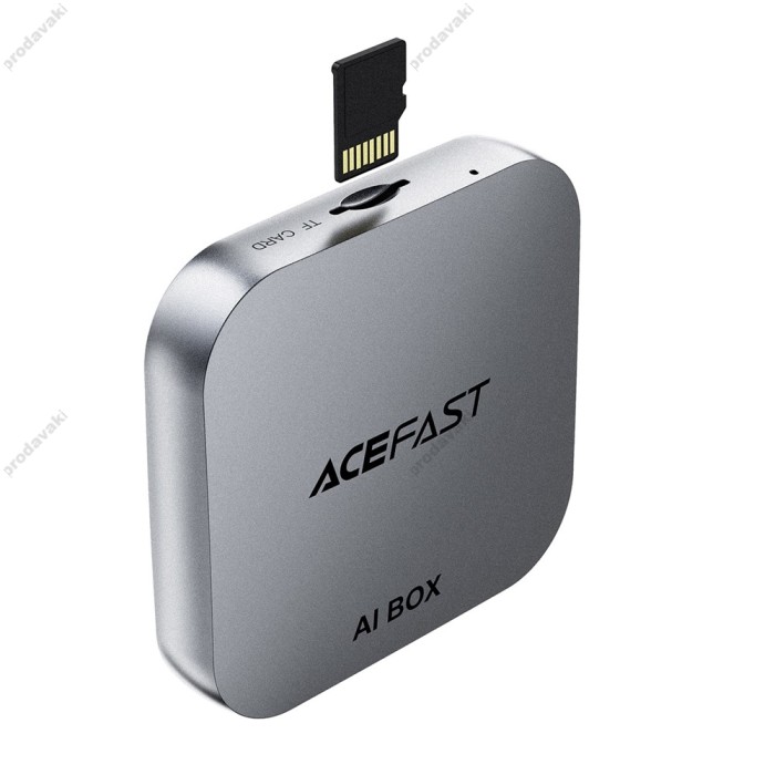 Автомобільний бездротовий адаптер Carplay/Android Auto ACEFAST QC2 Wireless Adapter for Car Grey