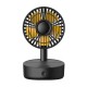 Вентилятор в салон автомобіля Baseus Hermit wireless charger with oscillating fan Black WXYZ-B01