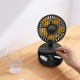 Вентилятор в салон автомобіля Baseus Hermit wireless charger with oscillating fan Black WXYZ-B01