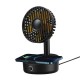 Вентилятор в салон автомобіля Baseus Hermit wireless charger with oscillating fan Black WXYZ-B01