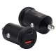 Автомобільний зарядний пристрій Veron CC-330 30W Black