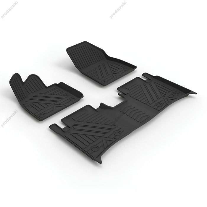 Комплект килимків CH TPE Zeeker 001 (без упаковки) Black