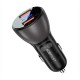 Автомобільний зарядний пристрій ACEFAST B7 metal Car charger 5A 45W Black
